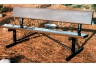 park benches, commercial benches, recycled bench