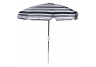 Black-White Stripe 7.5 ft Patio Umbrella