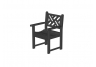 Poly-Wood Chippendale Patio Arm Chair