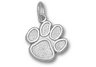 Clemson University Tigers Sterling Silver Charm