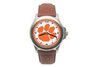 Clemson University Tigers Men's Leather Watch