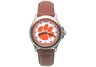 Clemson University Tigers Ladies Leather Watch