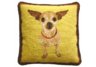 Chihuahua Dog Needlepoint Pillow