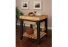 Color Story Black Butcher Block Kitchen Island
