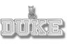 Duke University Blue Devils Sterling Silver Pendant