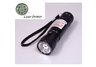 8 LED Black Metal Flashlight, laser pointer