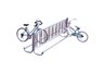 bike racks, galvanized, j bike racks