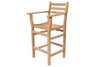 teak bar stool with arms