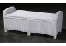 resin wicker storage bench