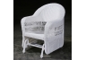 resin wicker glider