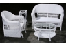 White Freeport Loveseat Set