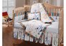 knights and dragons crib set