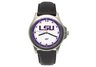 Louisiana State University Tigers Men's Leather Watch