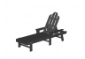 Long Island Black Chaise Lounge