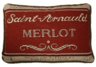 Merlot Needlepoint Pillow