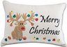 Merry Christmas Moose felt pillow