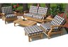 deep seating teak set