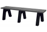Recycled Slatted Backless Bench