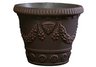 planter pot indoor outdoor rust iron, outdoor planter pot, outdoor pot, indoor pot