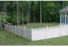 Vinyl Privacy Fencing with Lattice