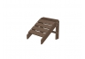 South Beach Mahogany Adirondack Ottoman