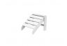 South Beach White Adirondack Ottoman