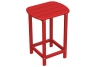 South Beach Sunset Red Tall Side Table
