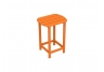 South Beach Tangerine Orange Tall Side Table