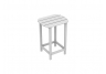 South Beach White Tall Side Table