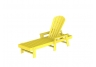 South Beach Lemon Yellow Chaise Lounge