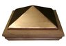 Square Copper Post Cap