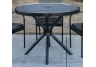 Round Expanded Metal Canteen Table