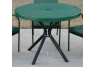 picnic table, round picnic table