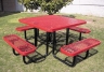 picnic table, square picnic table