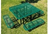 picnic table, square picnic table