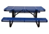 picnic table, commercial site furnishings, standard perforated table