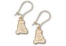 University of Alabama Crimson Tide 10K Gold Earrings
