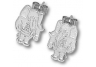 University of Alabama Crimson Tide Sterling Silver Earrings