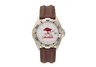 University of Arkansas Razorbacks Men's Leather Watch