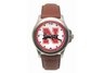 University of Nebraska Cornhuskers Men's Leather Watch