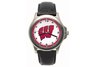 University of Wisconsin Badgers Men's Leather Watch