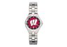 University of Wisconsin Badgers Ladies Stainless Steel Watch