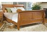 bedroom furniture, sleigh bed