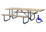 ada, handicap, picnic table, wooden picnic tables, commercial picnic tables