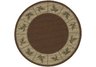 Brown Pine Branch Rug
