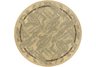Round Beige Rug