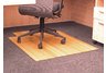 Roll-Up Bamboo Office Chair Mat
