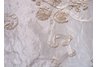 Antique Ribbons - Ivory.  Extra long, designer shower curtain