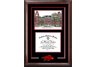 University of Arkansas Spirit  Graduate Frame with Limited edition lithograph