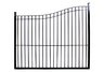 drive gate 8 wide black smooth top